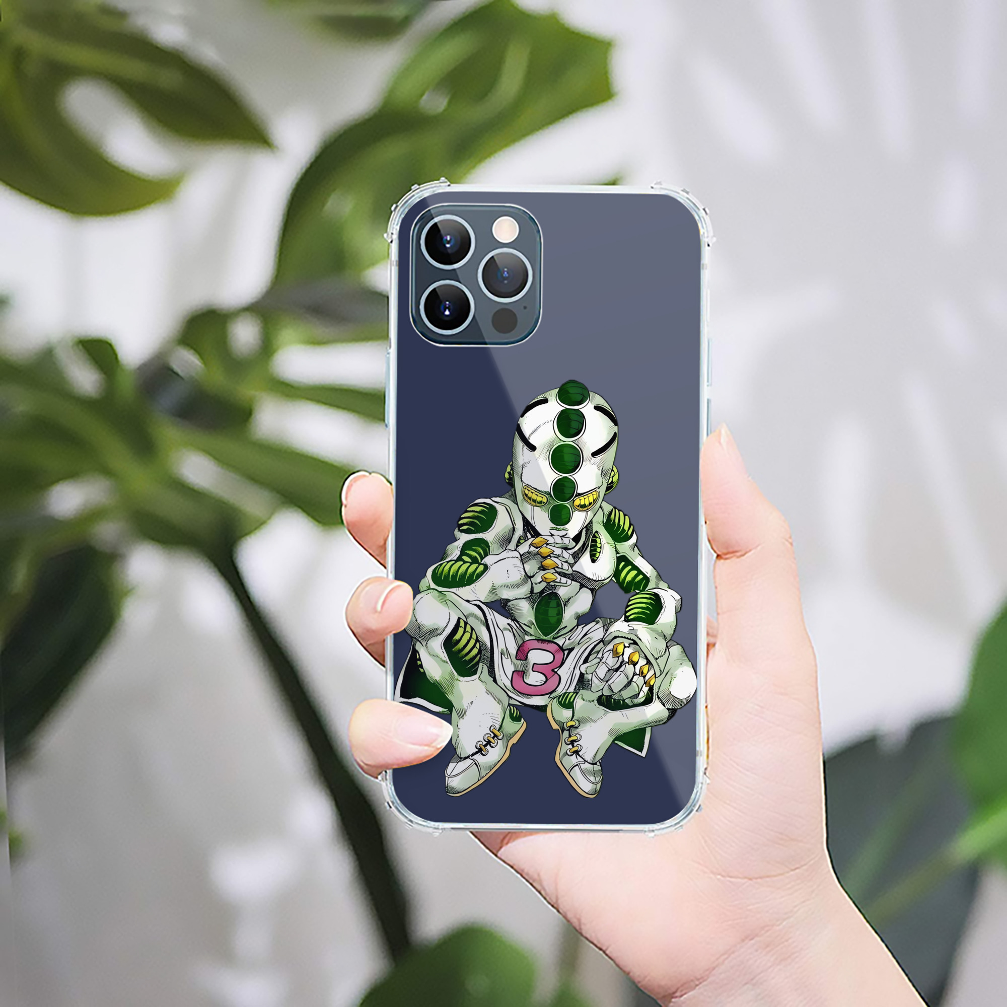 （画像用） ジョジョの奇妙な冒険 広瀨康一 JoJo's Bizarre Adventure Hirose Koichi 【iPhone 12シリーズ対応】透明スマホケース（クリアソフトケース）